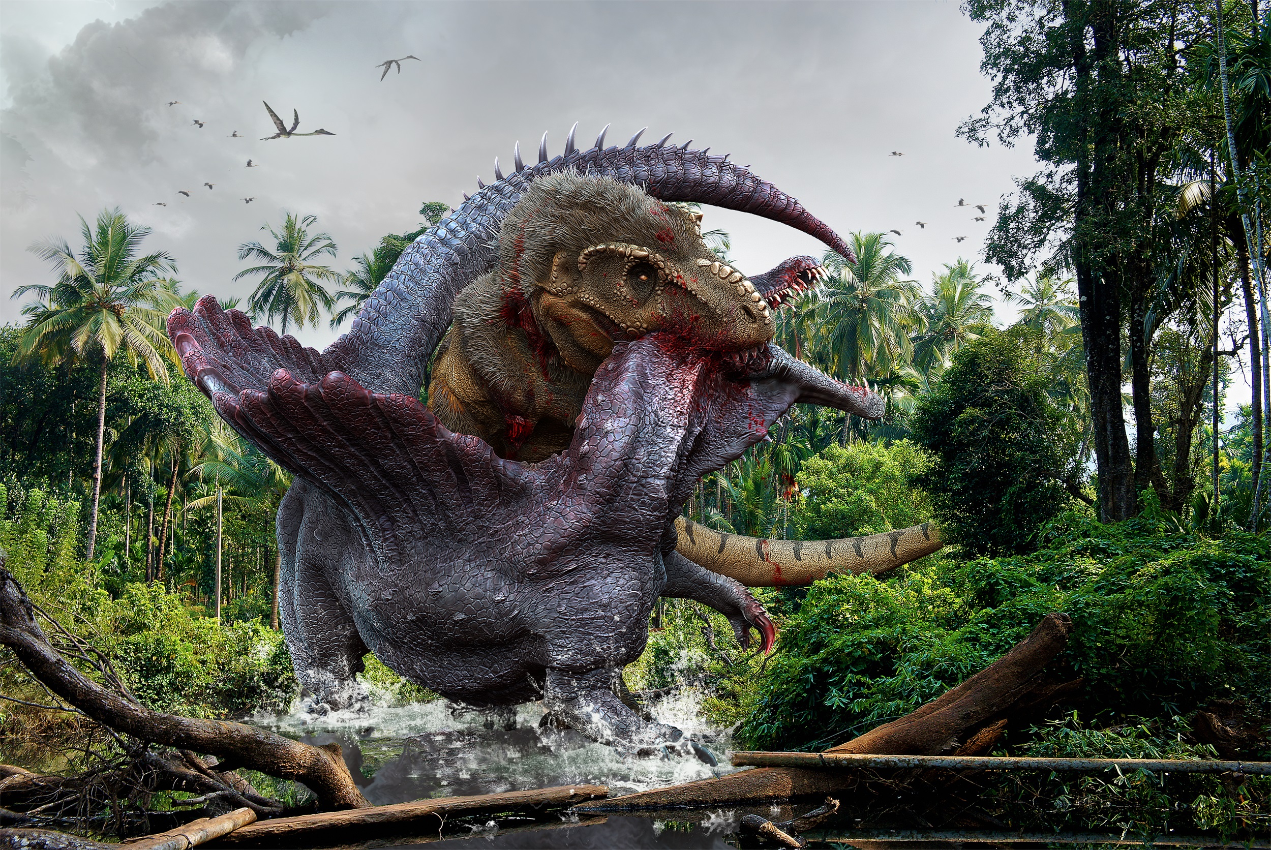 恐竜の壁紙,恐竜,ヴェロキラプトル,ティラノサウルス,野生動物,架空の人物