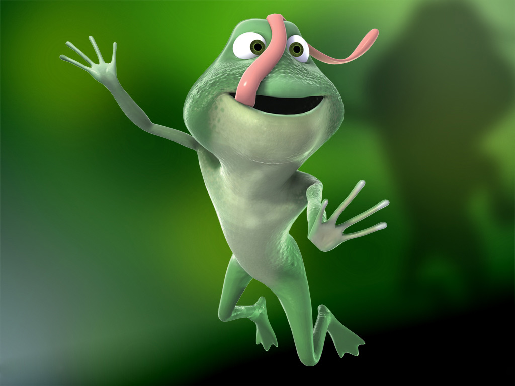 fondos de pantalla divertidos,rana,rana de árbol,verde,rana de árbol,animación