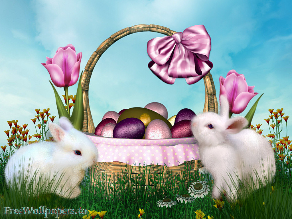 부활절 벽지,국내 토끼,토끼와 토끼,토끼,부활절,토끼
