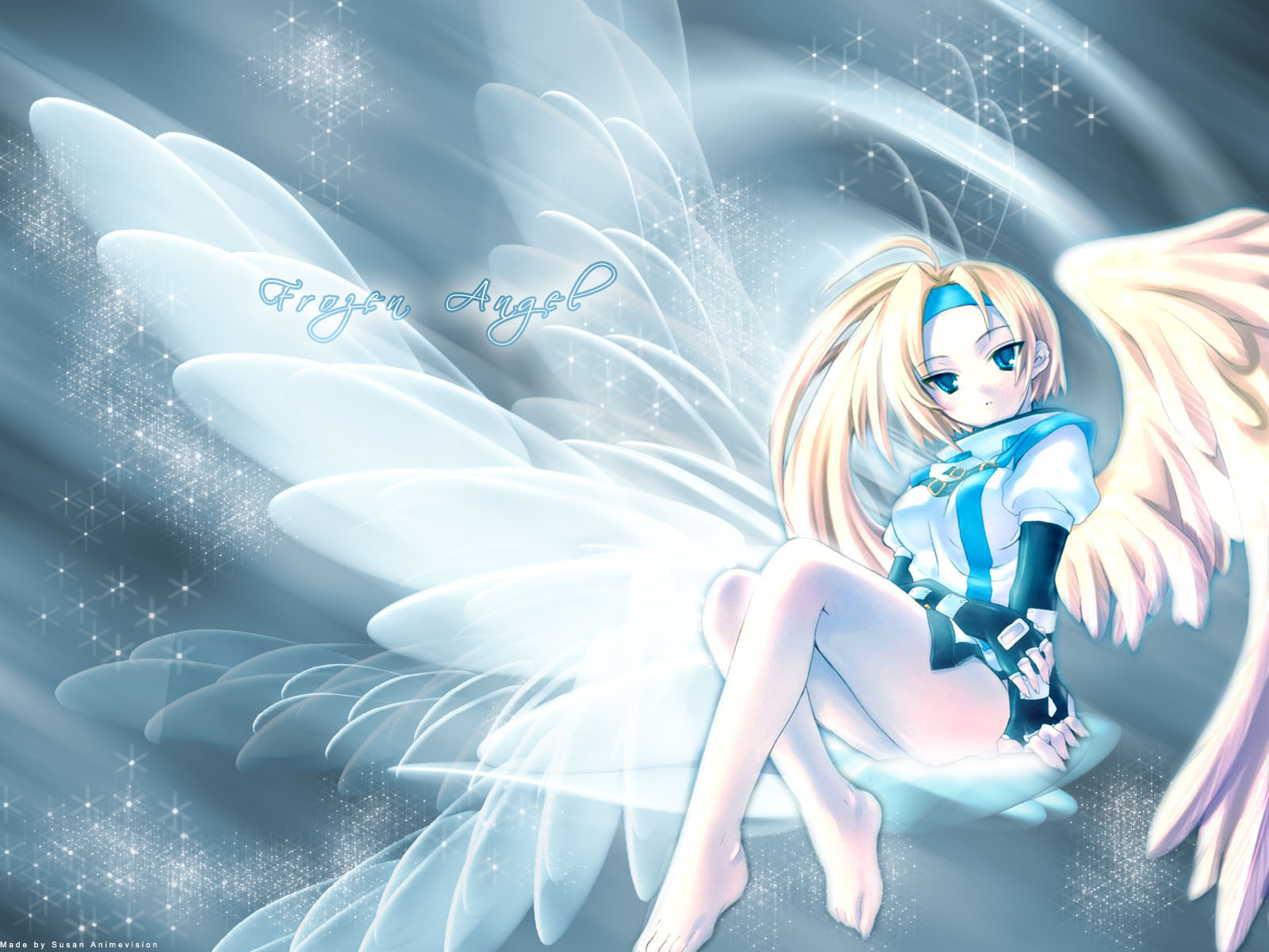 angel wallpaper,cg artwork,angel,anime,fictional character,mythical creature