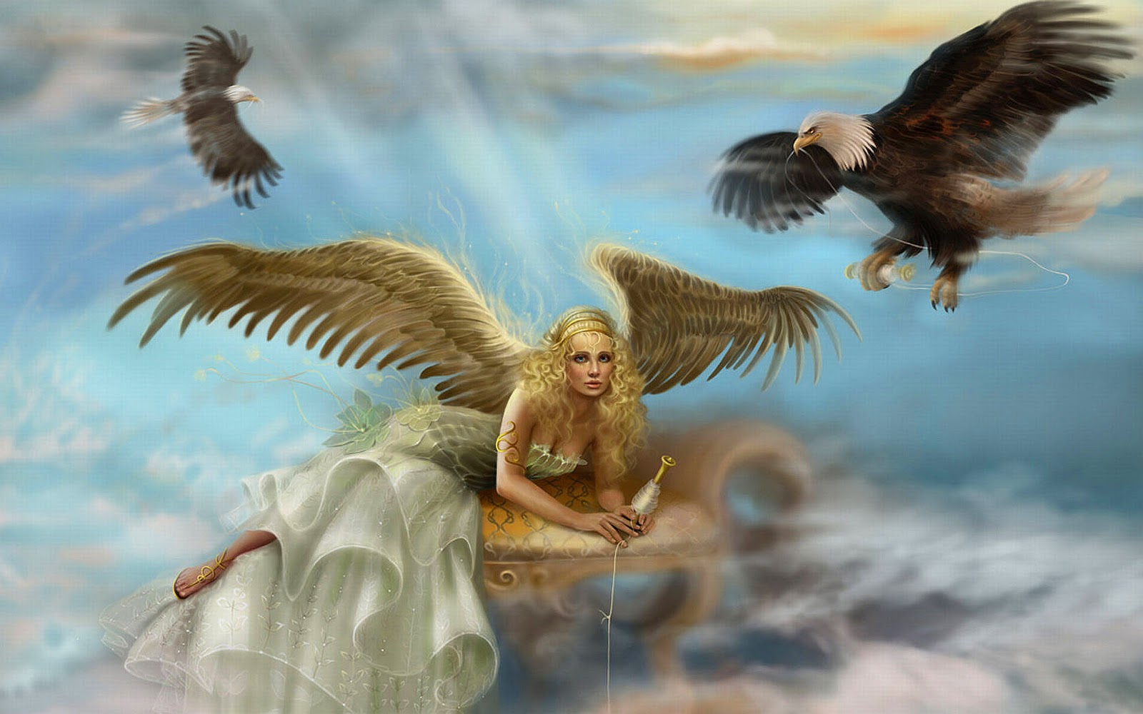carta da parati angelo,angelo,mitologia,creatura soprannaturale,ala,cielo