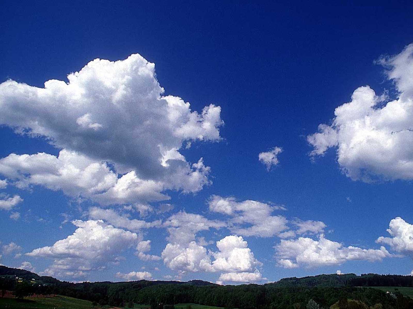 雲の壁紙,空,雲,積雲,昼間,青い