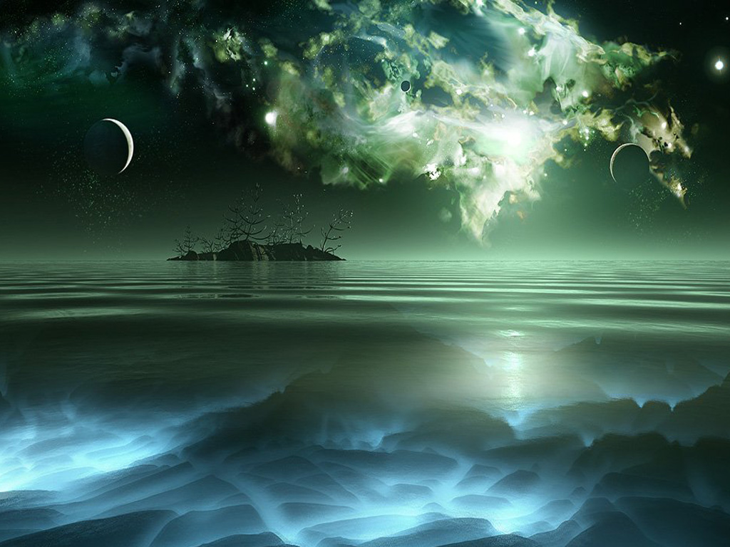 download di sfondi 3d,natura,cielo,acqua,leggero,chiaro di luna