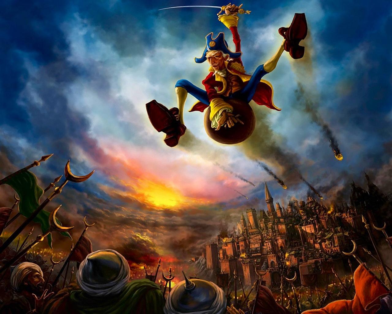 disney wallpaper,action adventure spiel,cg kunstwerk,mythologie,spiele,himmel