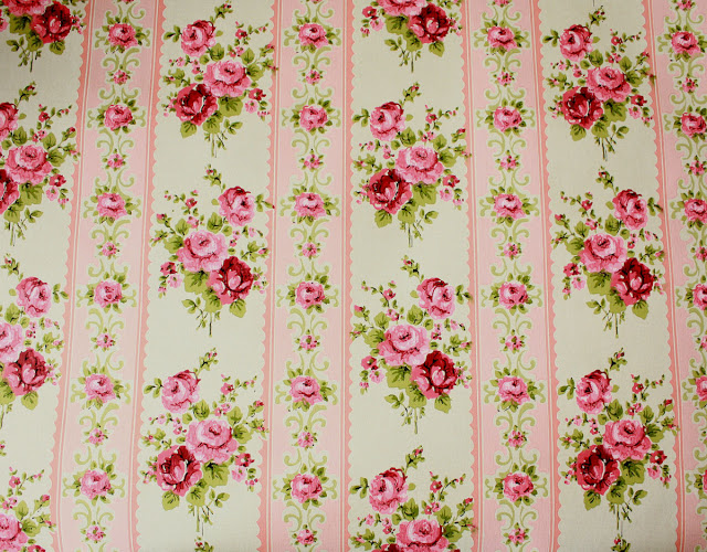 ヴィンテージ壁紙,ピンク,繊維,カーテン,花柄,パターン