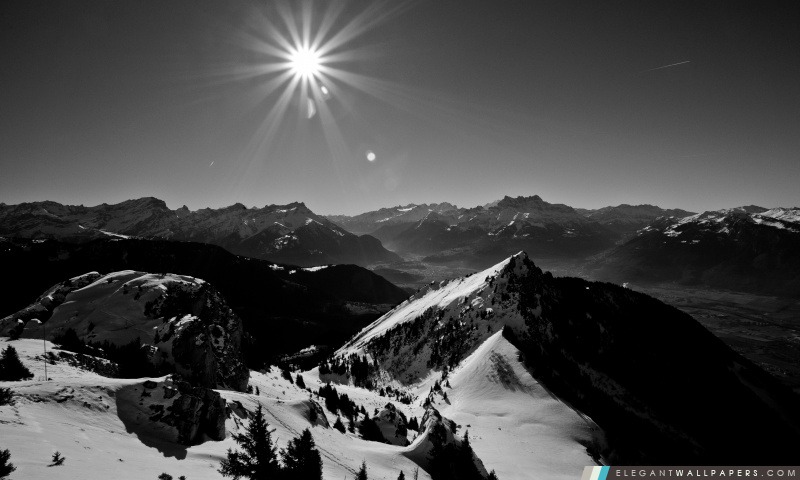 papier peint noir et blanc,montagne,blanc,la nature,ciel,noir