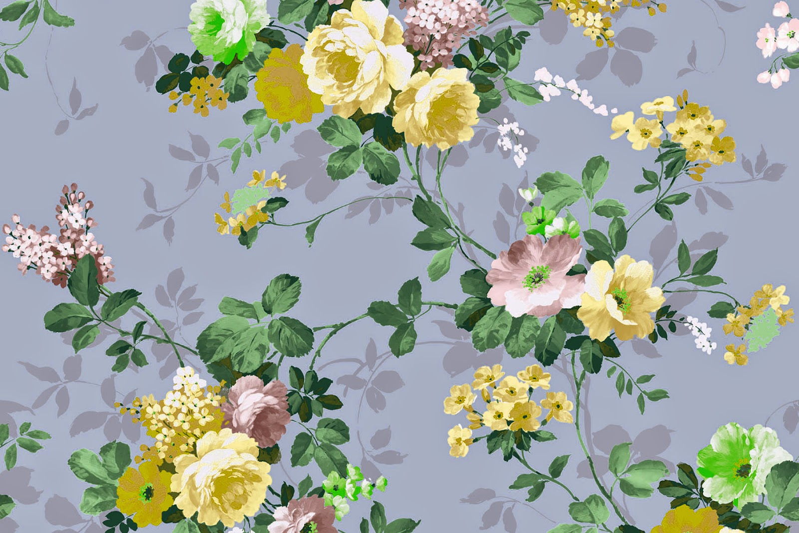 papel tapiz floral,flor,diseño floral,planta,amarillo,rosa