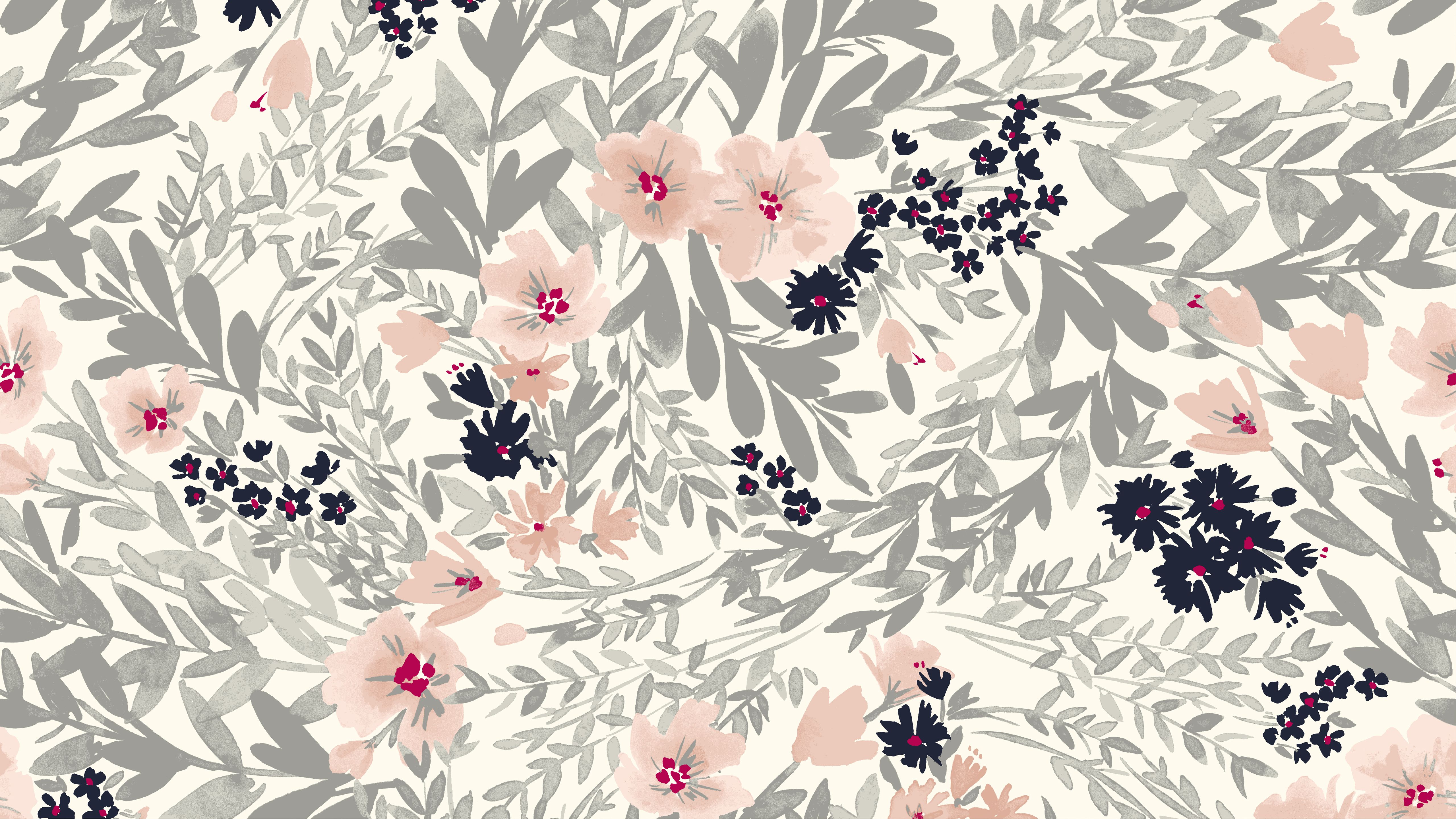floral wallpaper,pattern,pink,floral design,wallpaper,botany