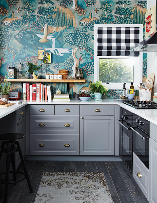 kitchen wallpaper,countertop,kitchen,room,furniture,green