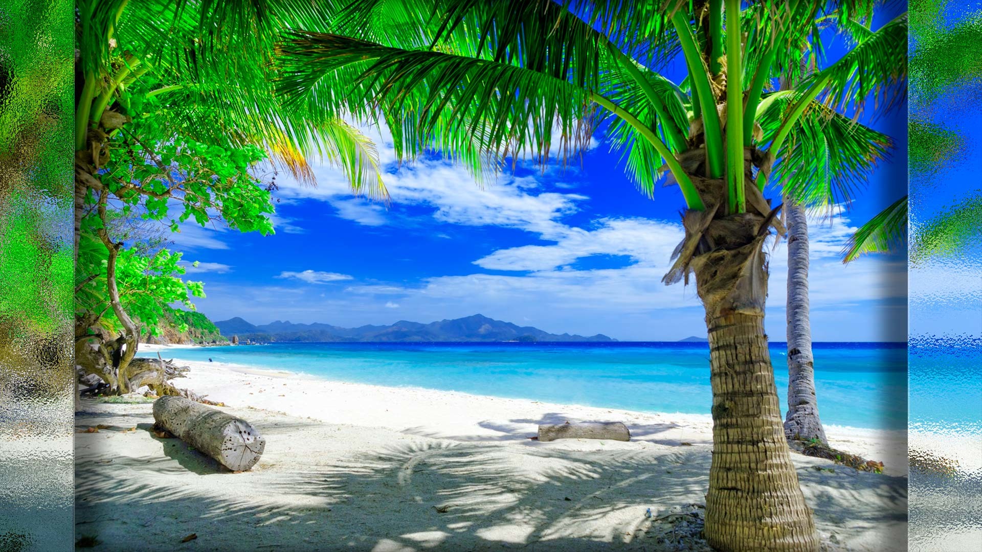 beach wallpaper,nature,natural landscape,tropics,tree,caribbean