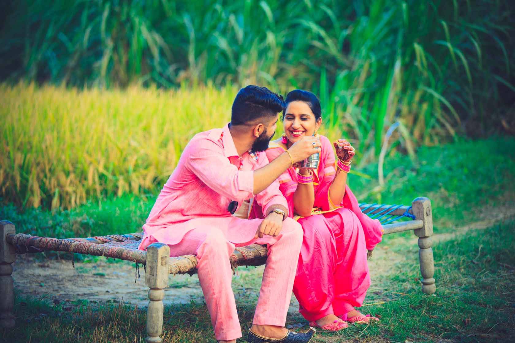 stylish couple hd wallpaper,people in nature,photograph,green,romance,pink