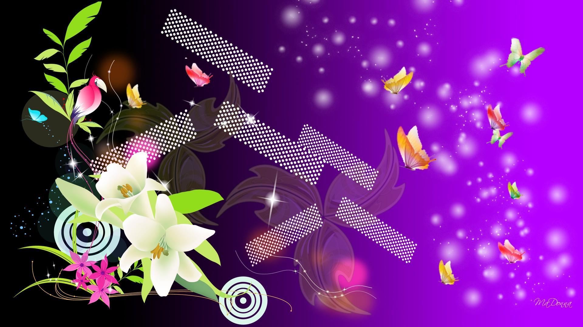 壁紙kupu kupu,バイオレット,紫の,グラフィックデザイン,ピンク,図