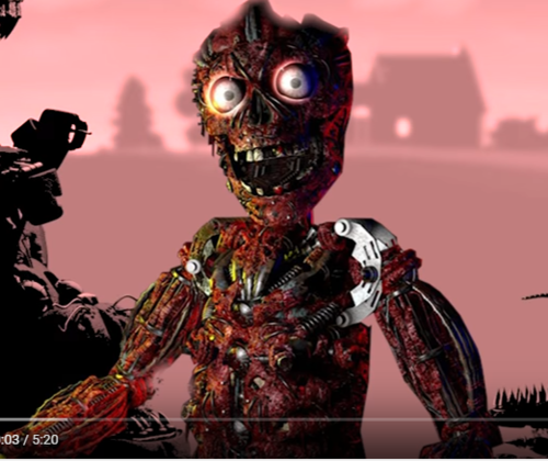 springtrap wallpaper,robot,fictional character,technology,games,animation