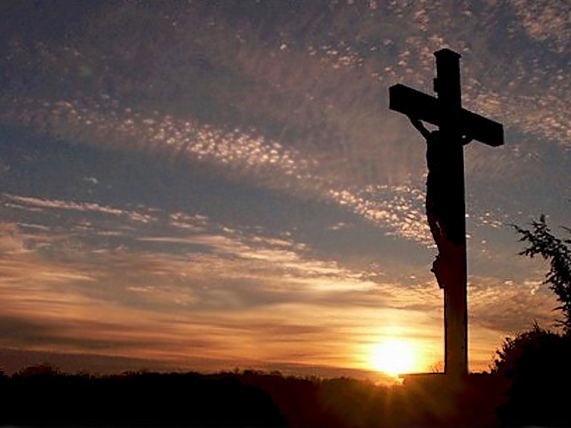 wallpaper salib,sky,religious item,cross,symbol,sunset