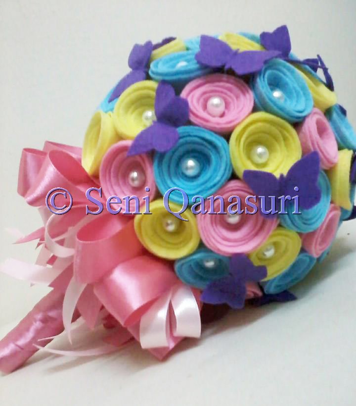 cara membuat wallpaper dinding dari kertas kado,bouquet,pink,flower,purple,turquoise