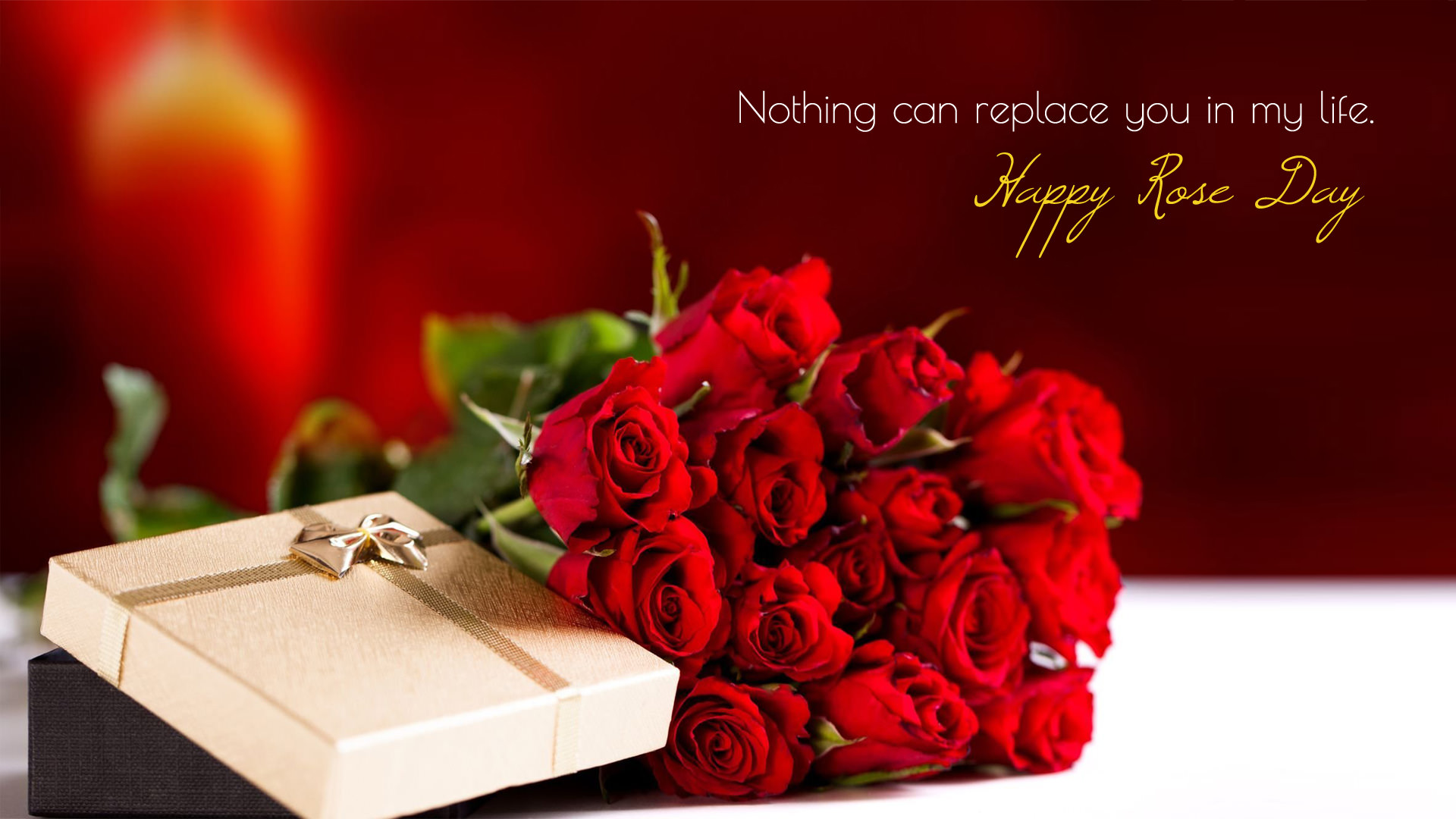 happy rose day wallpaper,rot,valentinstag,liebe,blume,text
