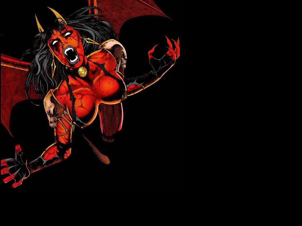 devil wallpapers hd,illustration,fictional character,cartoon,animated cartoon,animation