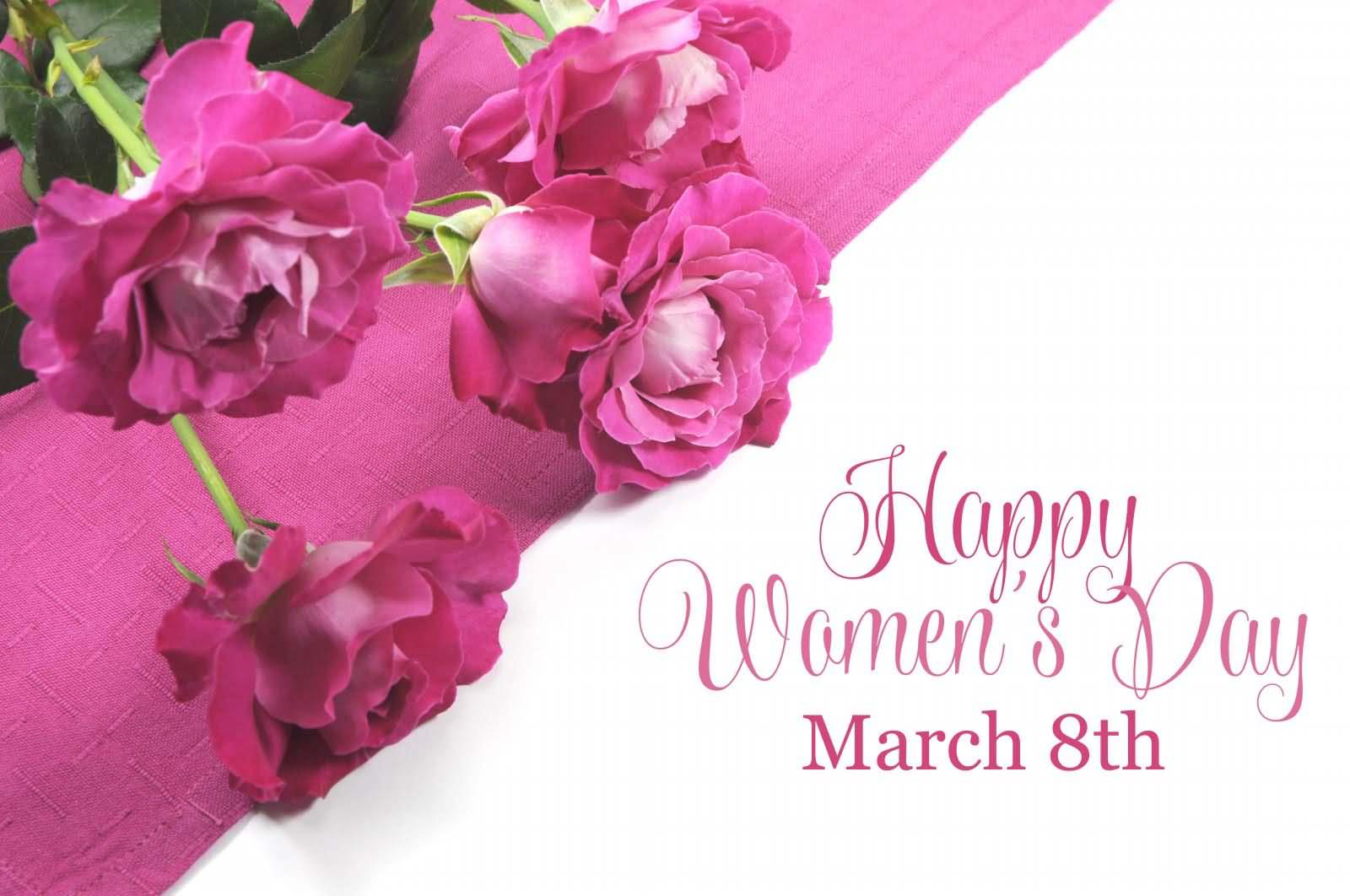 womens day wallpaper,pink,flower,garden roses,cut flowers,text