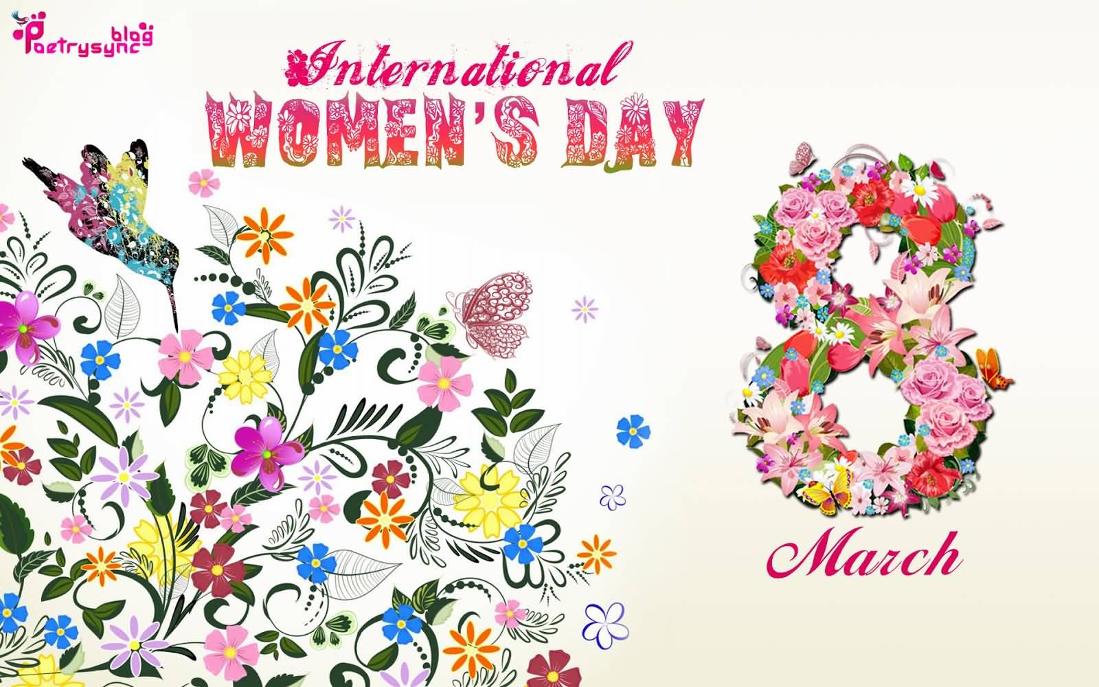 womens day wallpaper,text,font,pink,floral design,clip art