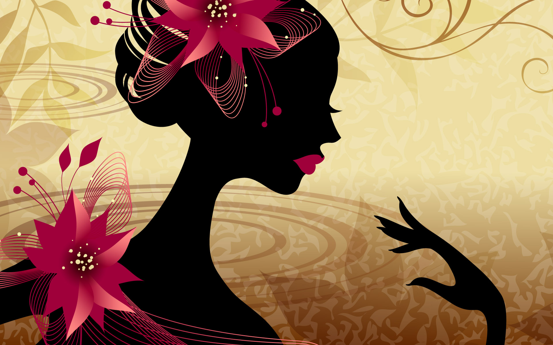 fondo de pantalla del día de las mujeres,diseño gráfico,ilustración,rosado,fuente,planta