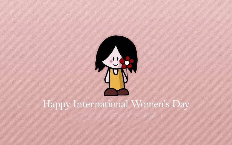 womens day wallpaper,cartoon,illustration,animated cartoon,animation,logo