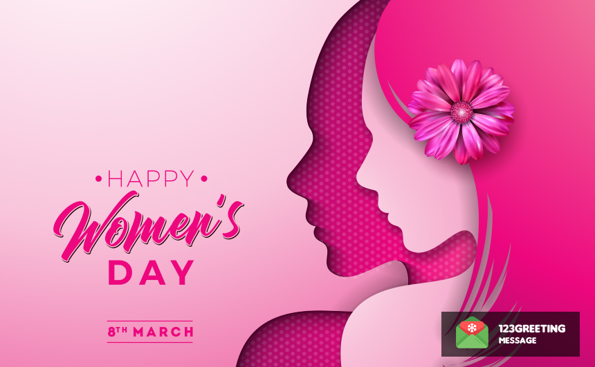 womens day wallpaper,pink,text,font,magenta,graphic design