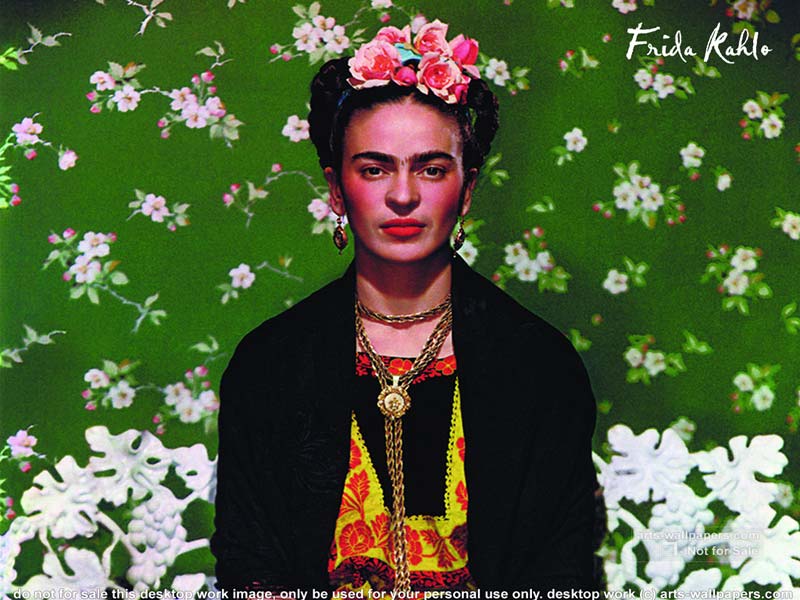 fond d'écran frida kahlo,plante,fleur,art floral,art