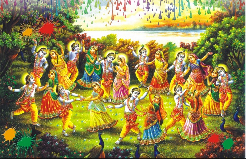 holi wallpaper hd 1080p,painting,art,mural,acrylic paint,folk dance