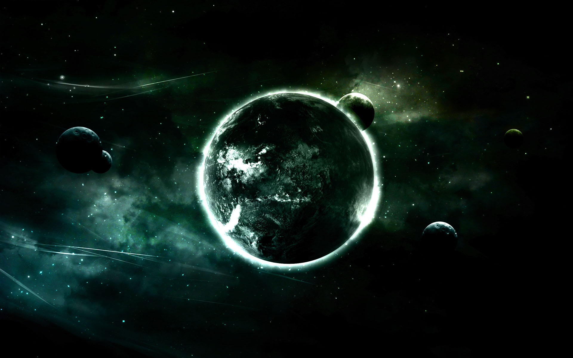 glowing live wallpaper,outer space,astronomical object,planet,universe,darkness