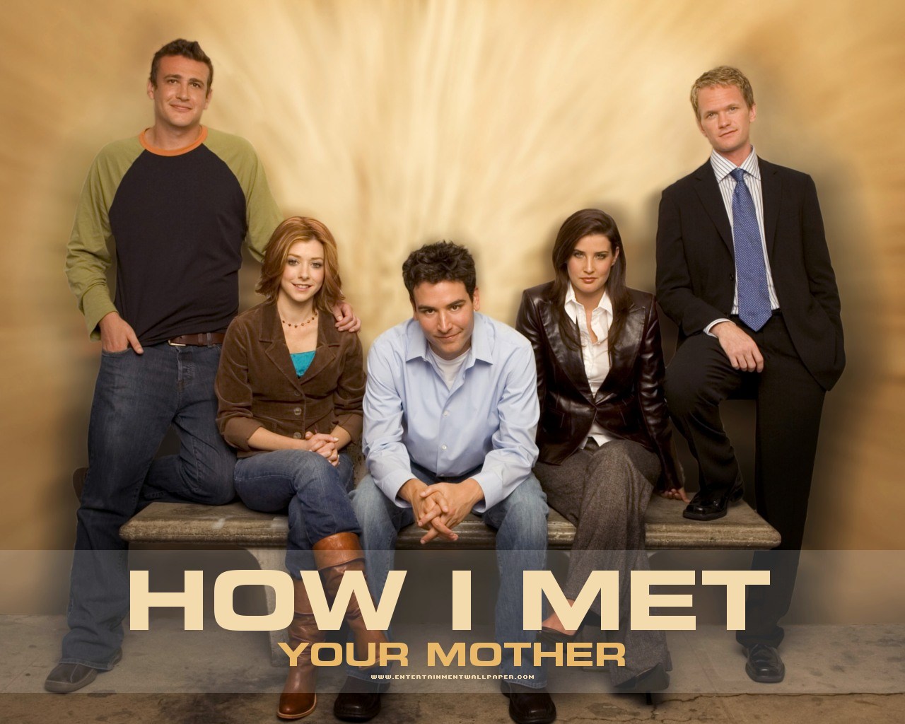 how i met your mother wallpaper,people,social group,television program,photo caption,movie