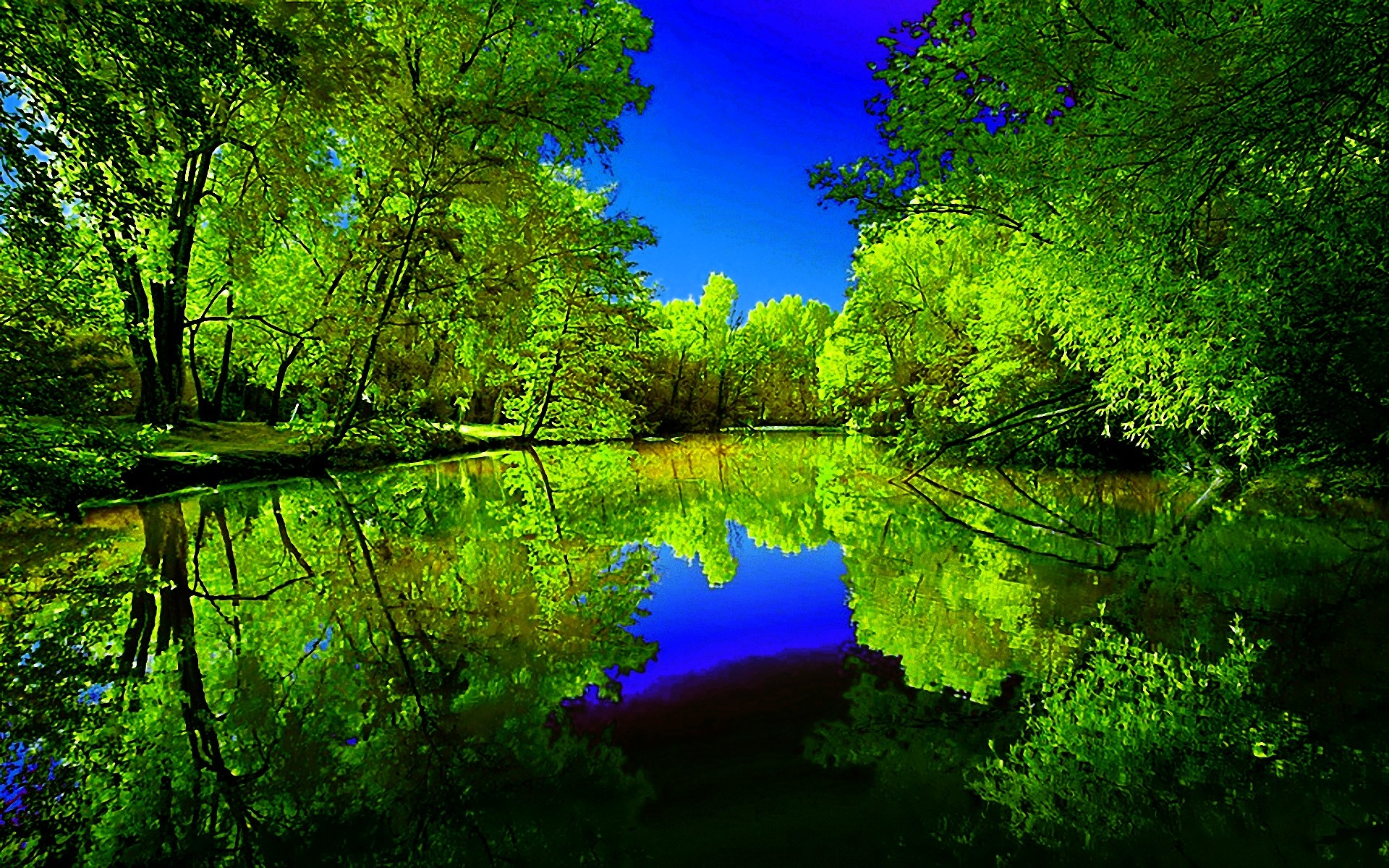 fondo de pantalla hd para móvil 1920x1080 descargar,paisaje natural,naturaleza,reflexión,cuerpo de agua,verde