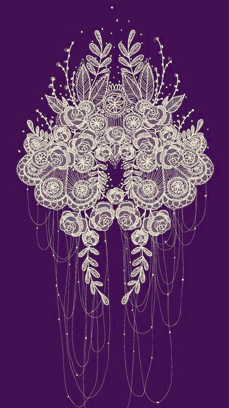 henna wallpaper,lila,violett,illustration,muster,design