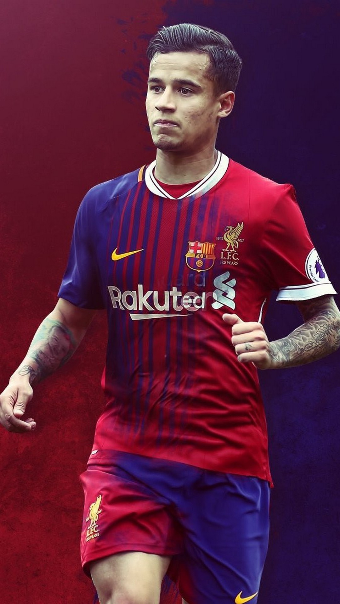 coutinho wallpaper,football player,player,t shirt,soccer player,jersey