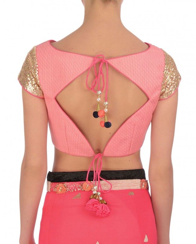 blouse neck designs photos wallpapers,clothing,pink,neck,waist,orange