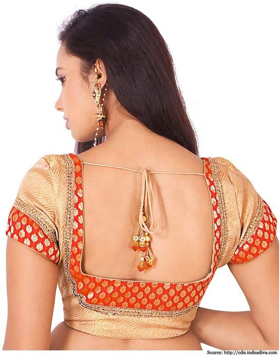 blouse neck designs photos wallpapers,orange,clothing,peach,neck,sari