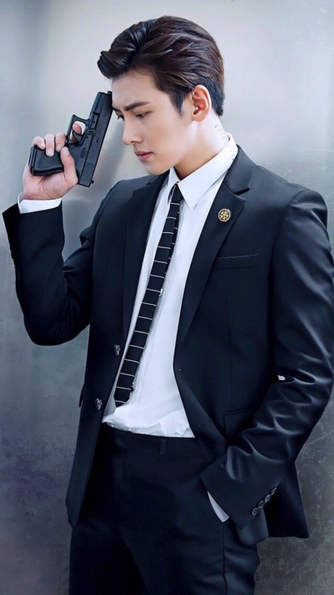 carta da parati ji chang wook,completo da uomo,capi di abbigliamento,vestito formale,smoking,capispalla