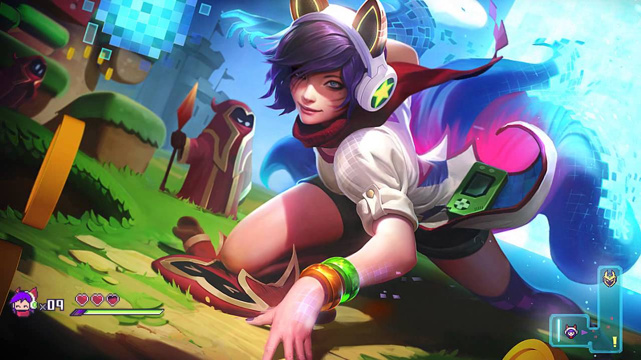 ahri tapete,cg kunstwerk,erfundener charakter,spiele,cool,bildschirmfoto