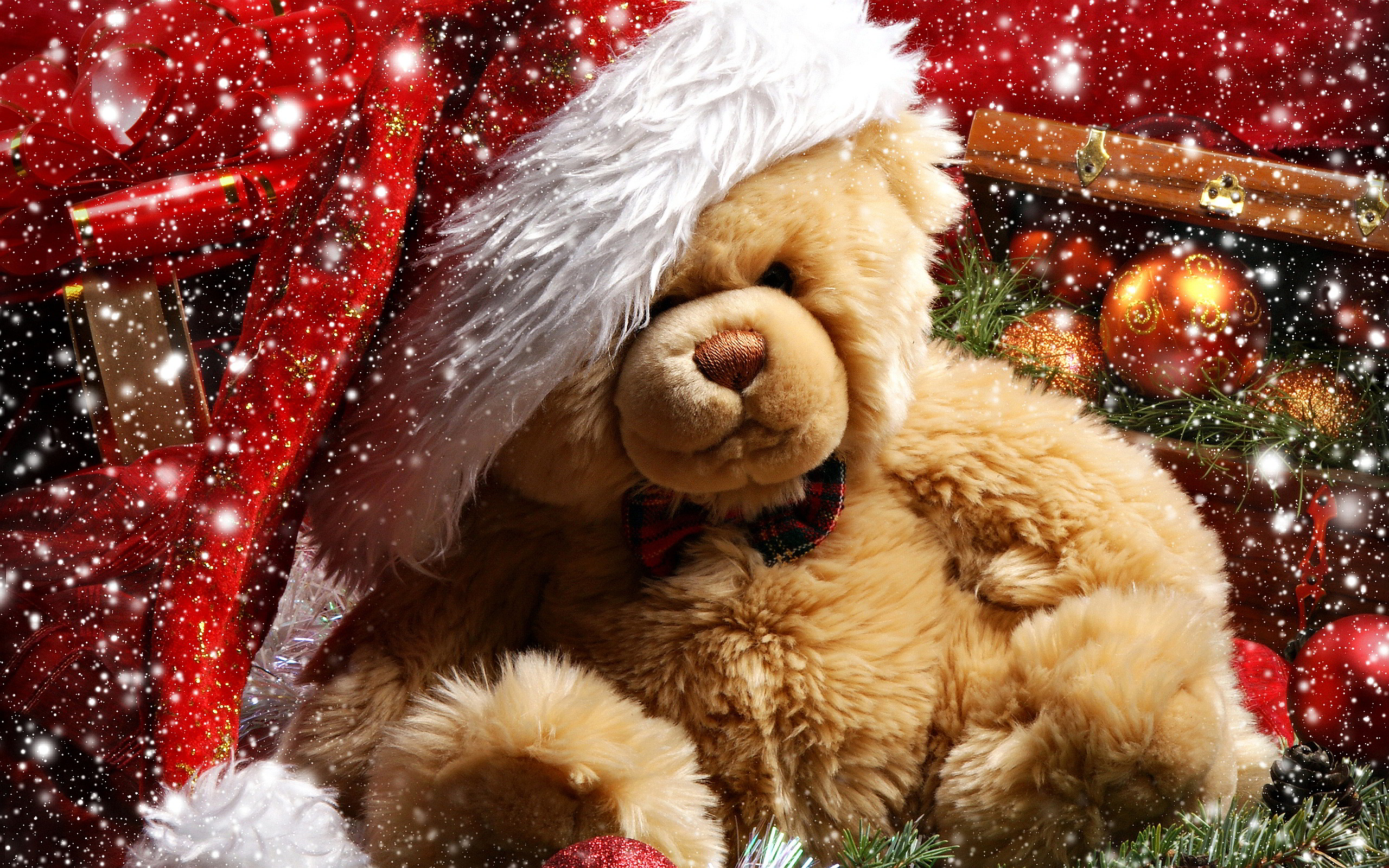 süße teddybär tapeten,weihnachten,teddybär,weihnachtsschmuck,heiligabend,schnauze