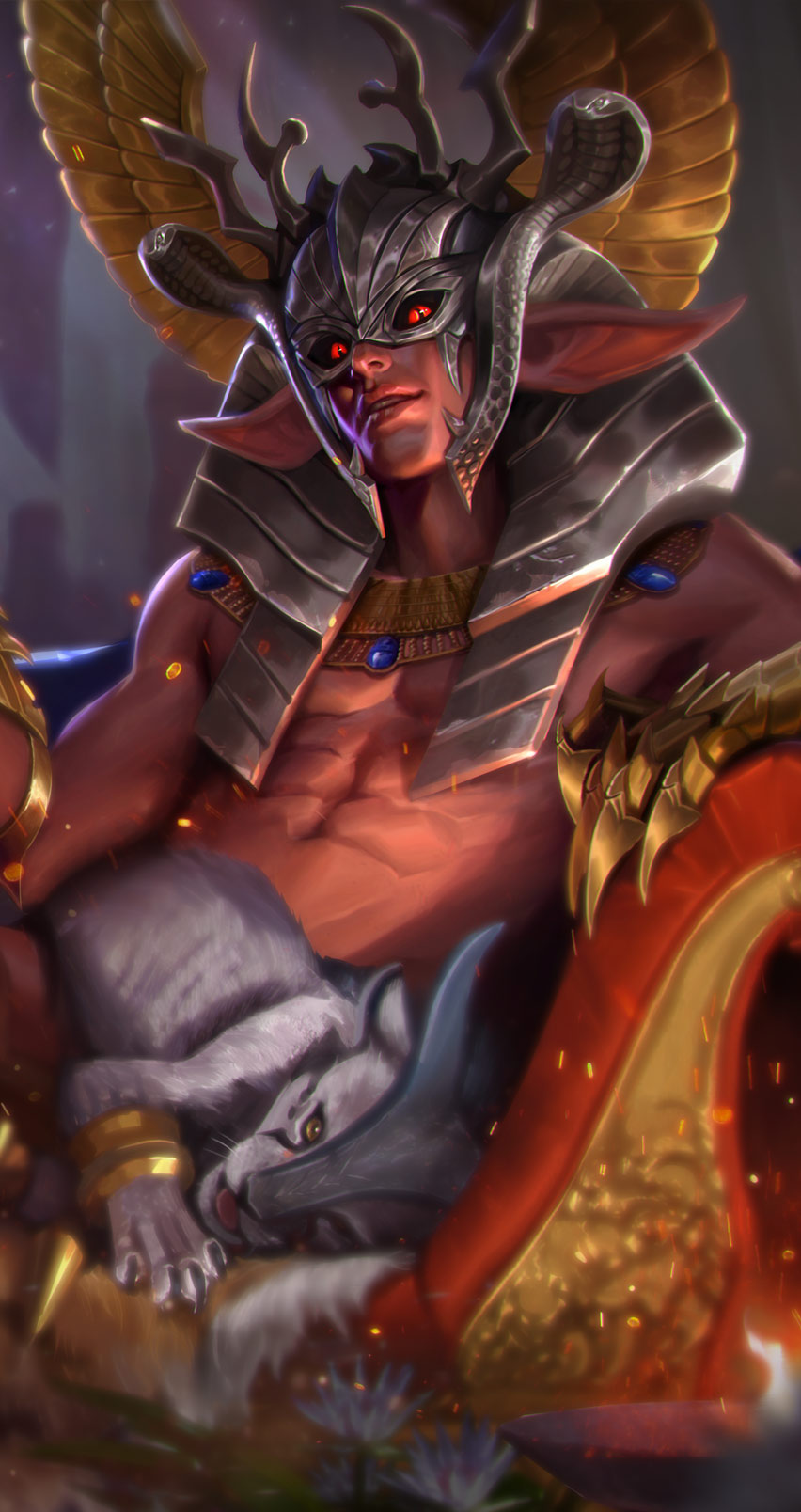 vainglory wallpaper hd,demon,fictional character,cg artwork,mythology,warlord