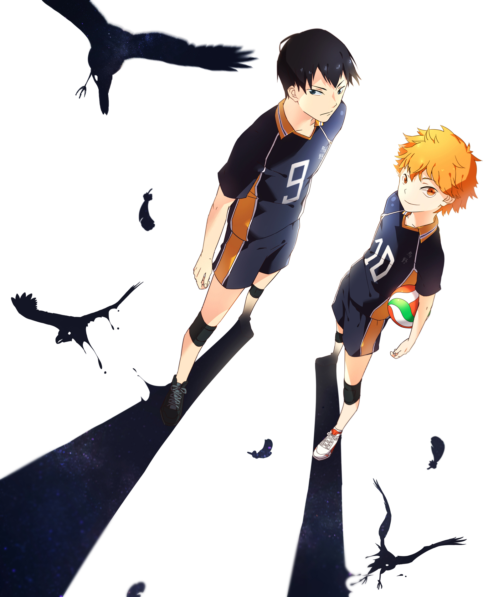 fondo de pantalla haikyuu,dibujos animados,anime,ilustración,obra de arte,estilo