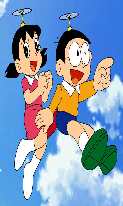 nobita shizuka love wallpapers,cartoon,animated cartoon,animation,fun,illustration