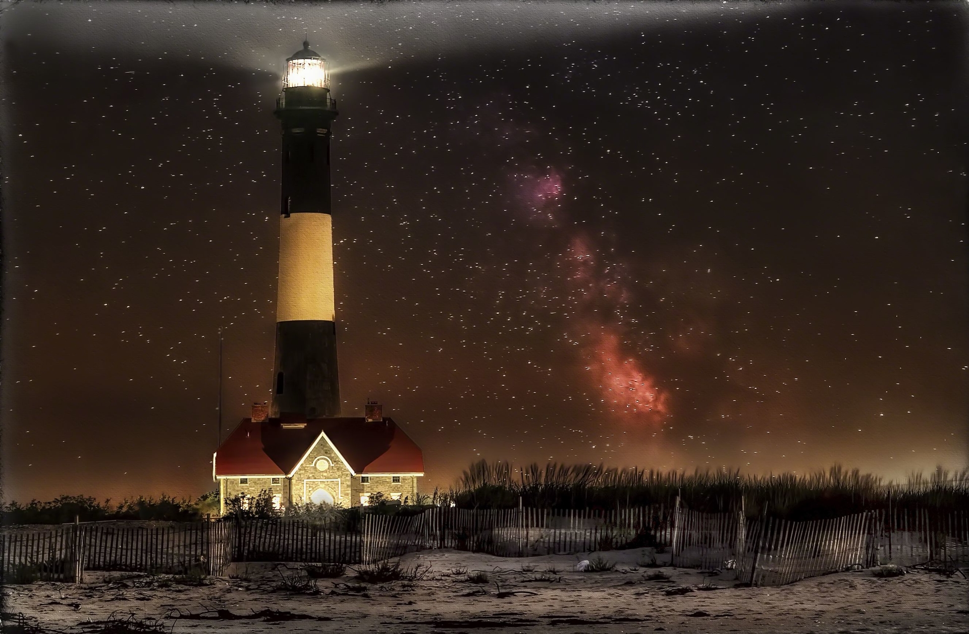 fondos de pantalla wallpapers,ciel,phare,nuit,aurore,la tour