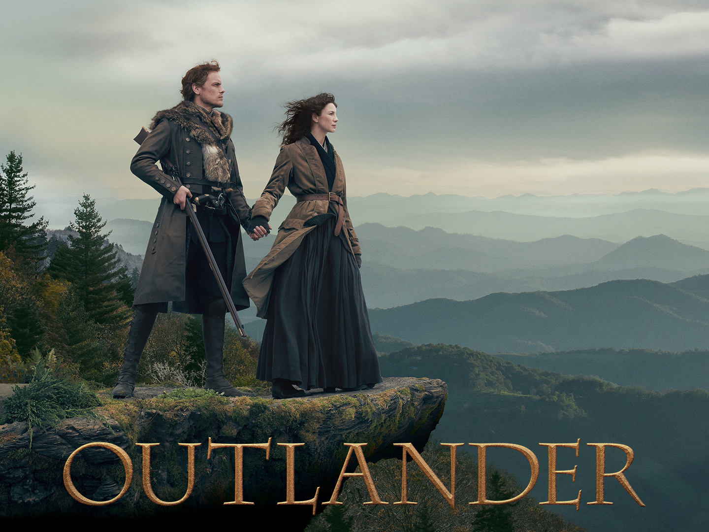 fondo de pantalla outlander,película,cielo,póster,portada del álbum,ropa de calle