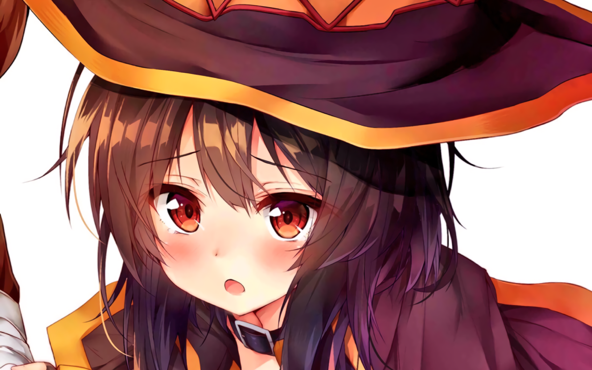 fondo de pantalla de megumin,dibujos animados,anime,cg artwork,corte ...
