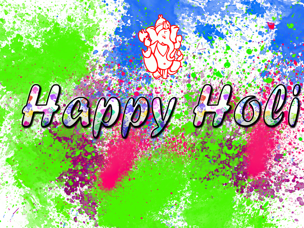 felice holi hd wallpaper,testo,font,disegno grafico,grafica,illustrazione