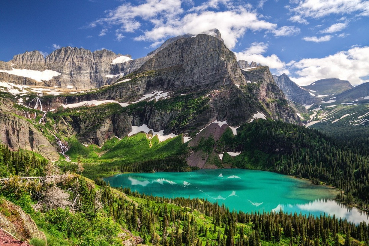 carta da parati montana,montagna,paesaggio naturale,natura,catena montuosa,lago glaciale