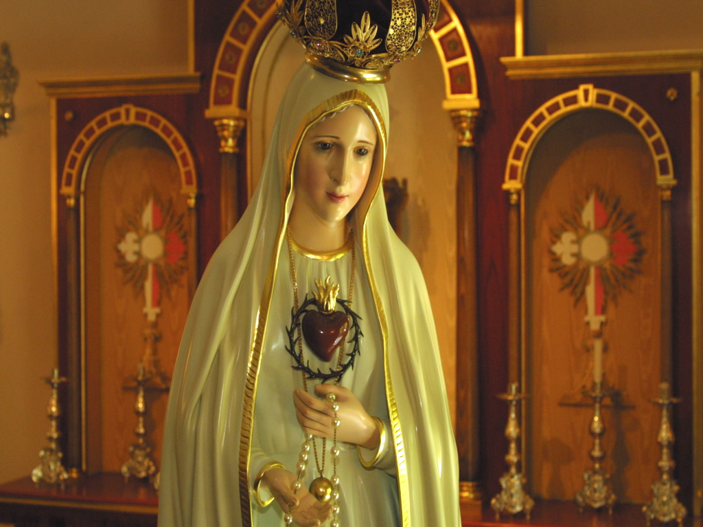 Fatima Tapete Religioser Gegenstand Altar Religioses Institut Schrein Anbetungsstatte 600795 Wallpaperuse