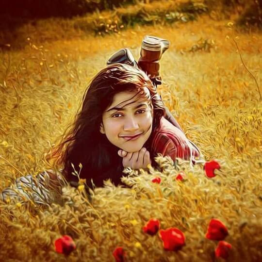 pallavi name wallpaper,people in nature,happy,grass,smile,photography