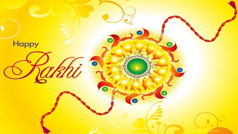 rakhi name wallpaper,yellow,graphics,circle,graphic design,diwali