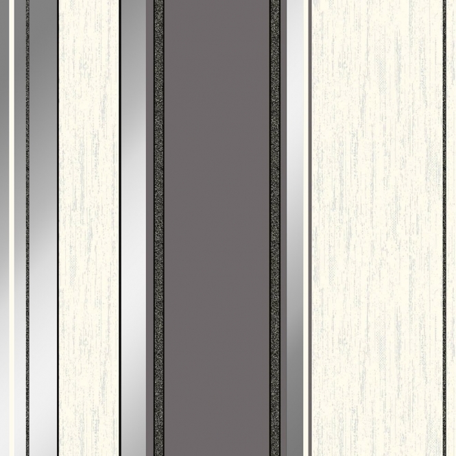 Synergy Striped Wallpaper Charcoal Silver White Stripe Wallpaper